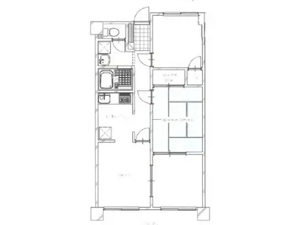 メゾン・ド・クレイン(2LDK/2階)の間取り写真