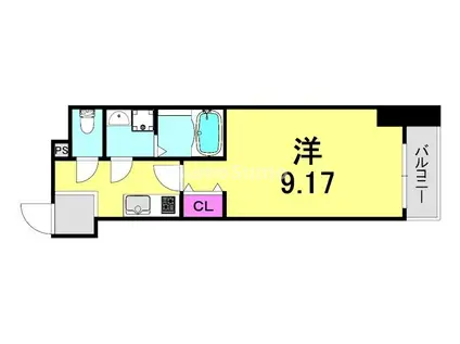 エクセル神戸アーバンヒルズ(1K/7階)の間取り写真