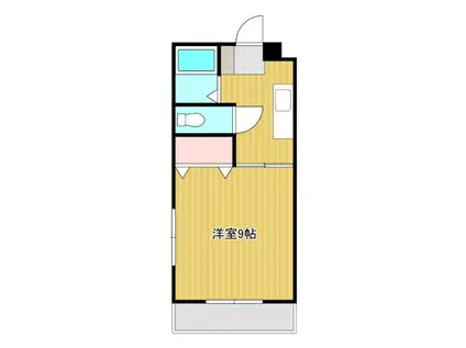 ハイツ173(1K/4階)の間取り写真