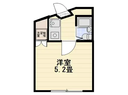 ロッソ西新井(1K/1階)の間取り写真