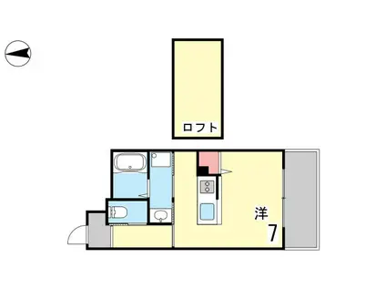 ARKTAMATANI(ワンルーム/4階)の間取り写真