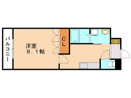 SOFIA L.ONE(1K/2階)の間取り写真