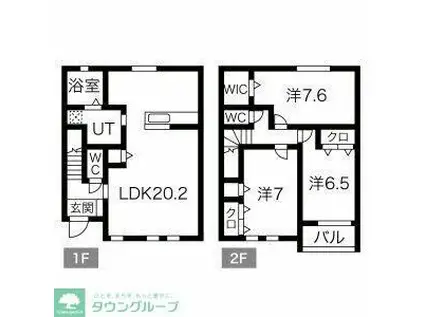 LIBERTA(3LDK/1階)の間取り写真