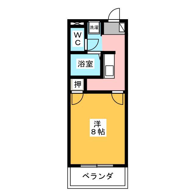 リヴィエール桐谷(1K/3階)の間取り写真