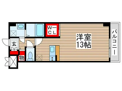 GREEN HILL RESIDENCE(ワンルーム/5階)の間取り写真