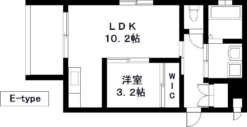 アルテマイスター谷川(1LDK/5階)の間取り写真