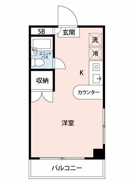 マイナビSTAYパレス成増ノース(ワンルーム/2階)の間取り写真