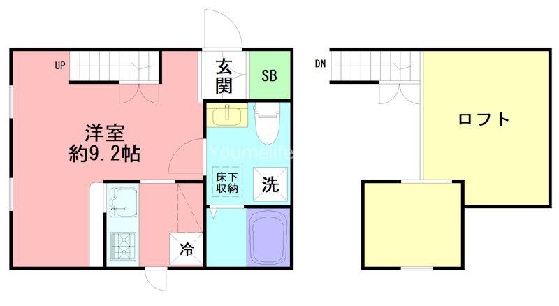 プリマ東戸塚壱番館(ワンルーム/1階)の間取り写真