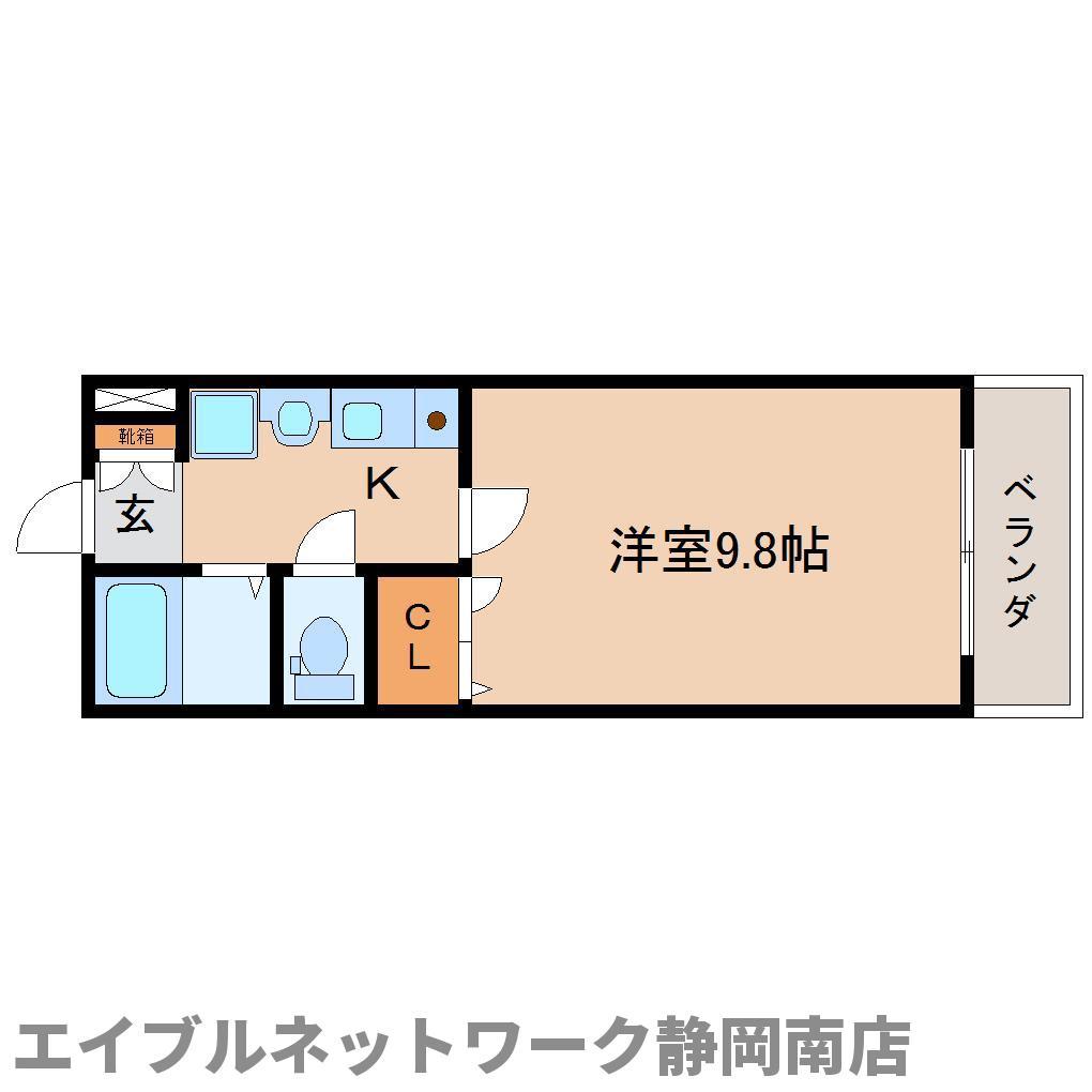 フォルテ(1K/1階)の間取り写真