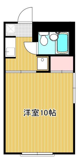 コーポ浅田(1K/2階)の間取り写真