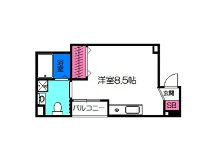ORIENTCITY・K(ワンルーム/7階)の間取り写真