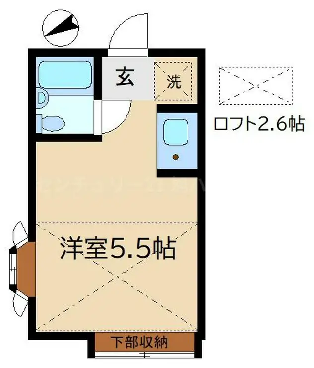 キャナール壱番館 2階階 間取り