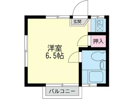 すみれハイツ(ワンルーム/1階)の間取り写真