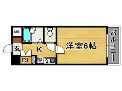 アーバンライフ豊里(1K/5階)の間取り写真