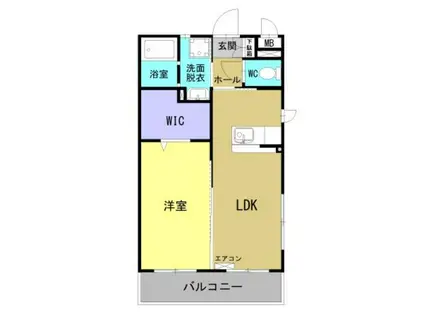 太田4丁目Fマンション(1LDK/1階)の間取り写真