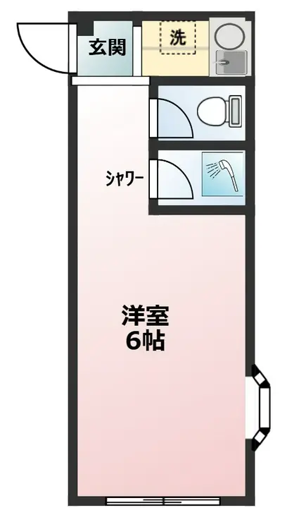アスターハイム喜沢 2階階 間取り
