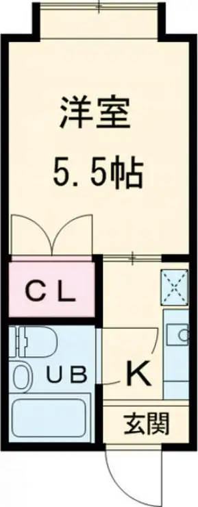 秀華三番館 1階階 間取り