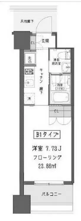 ガーデン蒲田 7階階 間取り