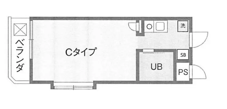 コアクレスト立川 3階階 間取り
