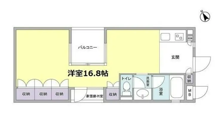 カーサポルトーネ 3階階 間取り