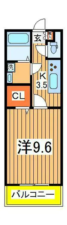 ロイヤルハイツ 3階階 間取り