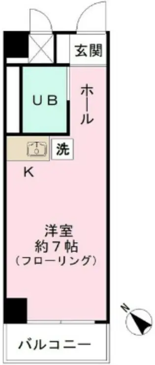 エクセル駒沢 2階階 間取り