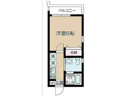 NSGATE西巣鴨(1K/3階)の間取り写真