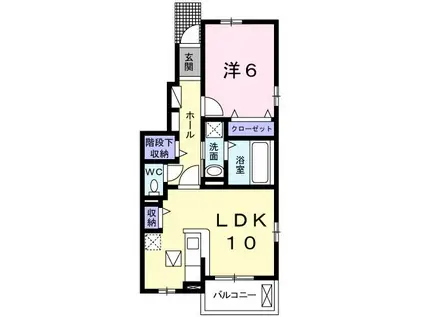 NAP-NOOK 加古川 1(1LDK/1階)の間取り写真