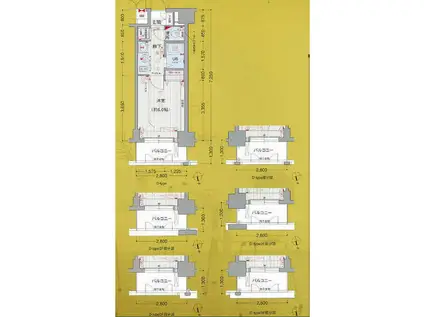 プレサンス久屋大通公園サウス(1K/9階)の間取り写真