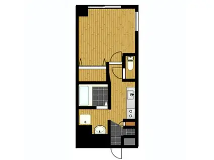 THE MODERN 京町(1K/5階)の間取り写真