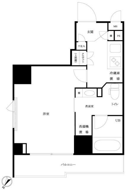 ルーブル大塚伍番館(1K/3階)の間取り写真