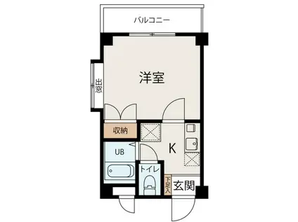 グランメゾン習志野(1K/3階)の間取り写真