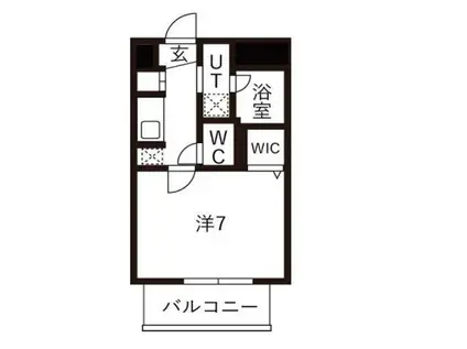 DELCCS KOMAZAWA(ワンルーム/5階)の間取り写真