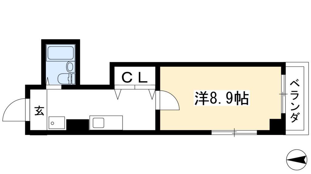 PEPEREN(1K/4階)の間取り写真
