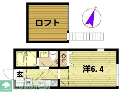 ドミール追浜南(1K/1階)の間取り写真