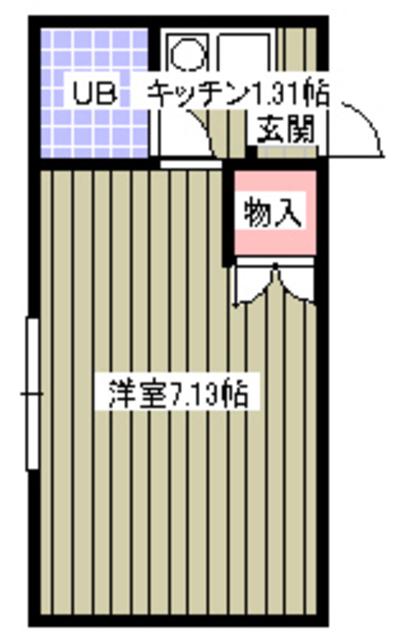 コレクション堺市駅(1K/3階)の間取り写真