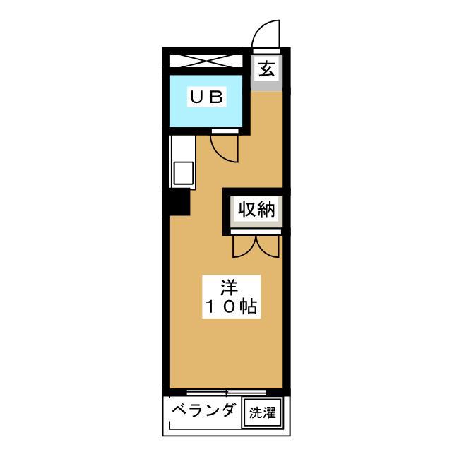櫻井コーポ(ワンルーム/2階)の間取り写真