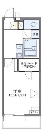 レオパレスルーチェ4(1K/3階)の間取り写真