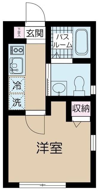 NSGATE南千住(1K/3階)の間取り写真