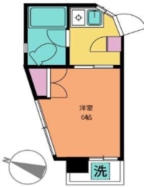 HX NAKANO(1K/5階)の間取り写真