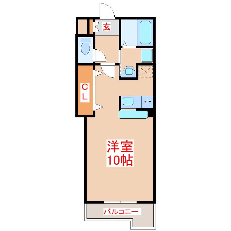 BELFIORE壹岐(ワンルーム/5階)の間取り写真
