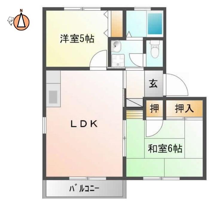 フォーレス31(2LDK/1階)の間取り写真