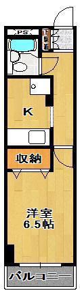 NOVA東口ビル(1K/3階)の間取り写真