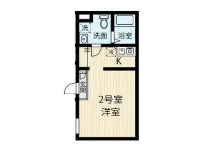 レオーネ八広(ワンルーム/1階)の間取り写真