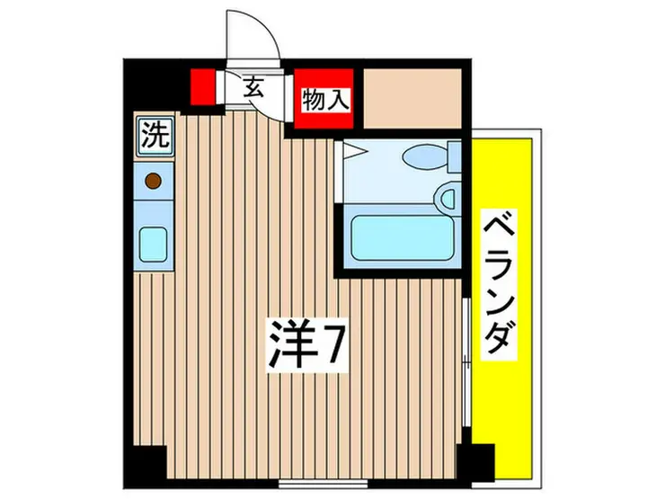 BERGLAND春日 4階階 間取り