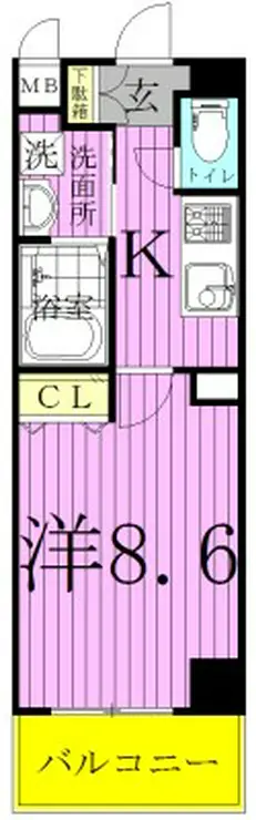 エルピス 2階階 間取り