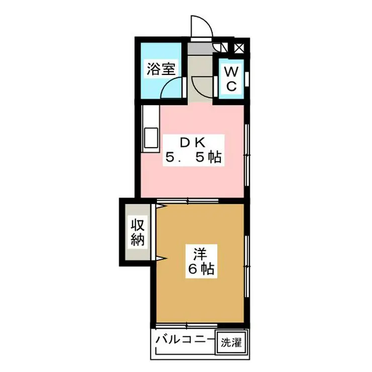 タナカマンション 3階階 間取り