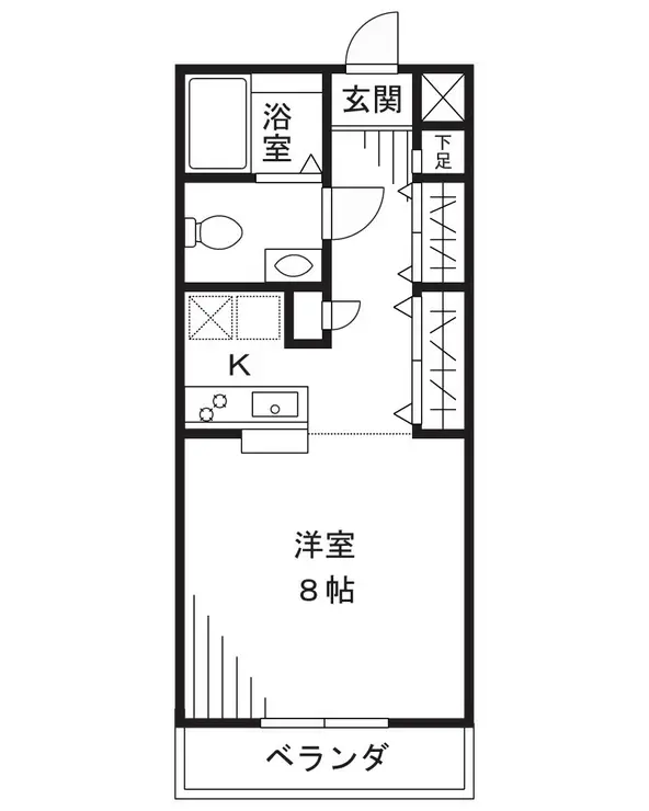 ラ・ソレイユ 1階階 間取り
