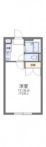 レオパレス岩田西(1K/1階)の間取り写真