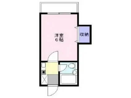 サンシャイン大森(1K/9階)の間取り写真